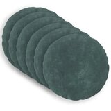  Presvlaka za jastuk 6 kom. HEERLEN Morska plava Promjer 30 cm - Osnovni Ø 30 cm 6 | shoptok.hr