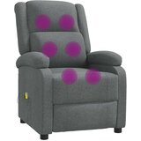 Maison Chic Masažni stol - Relax naslanjač temno sivo blago, (22134242) | Shoptok.si