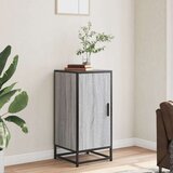 vidaXL Komoda siva sonoma 35,5x35x76 cm inženirski les in kovina | Shoptok.si
