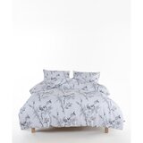 Mila Home Luxury Bijela/siva posteljina za bračni krevet/za produženi krevet od renforce pamuka 240x220 cm White Floral – Cijene