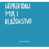 Aca Top Cat Nalepnica Mir i blaženstvo, 7.5x5.5cm, Plava Cene