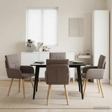  Trpezarijske stolice 4 pcs Tkanina Sivosmeđa 60 x 56 x 96 cm Cene