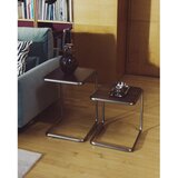Kave Home Stranska mizica v orehovem dekorju 42x42 cm Tarsel – | Shoptok.si