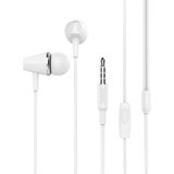 hoco. Slušalke z mikrofonom, 3.5 mm, dolžina kabla 1.2 met, bele - M34 Honor White | Shoptok.si
