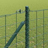 Euro ograda s špicama 10 x 1 m Čelik premazan PVC-om Zelena | shoptok.hr