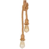 Candellux Lighting Luster na sajli VIDEA 2xE27/40W/230V braon | Eponuda.com