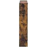  Okvir za kamin Dimljeni hrast 102 x 20 x 102 cm | shoptok.hr