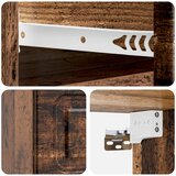  Noćni ormarić za montažu na zid Staro drvo 34,5 x 33 x 20 cm | shoptok.hr