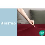 DecoKing Plahta s gumom Amber 220-240x220 cm, bordo Slike