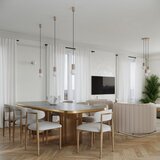 Nice Lamps Sivorjava namizna svetilka s steklenim senčilom (višina 19 cm) Orbital – | Shoptok.si