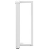  Noge za barski stol T-oblika 2 kom Bijele 50x35x(90-91) cm Čelik | shoptok.hr