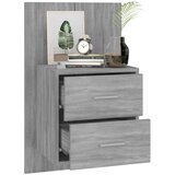  Zidni noćni ormarići 2 kom boja sivog hrasta sonome | shoptok.hr