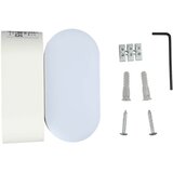 Fleksibilna spoljna LED zidna svetiljka LED/5W/230V 3000K IP65 bela | Eponuda.com