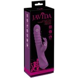 Javida 2 Function Vibration & Thrusting Rabbit Vibrator Purple Cene