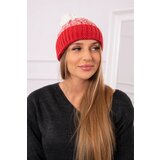 Kesi Women's cap Samara K346 raspberry+ecru | shoptok.hr