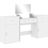 vidaXL 4-dijelni set toaletnog stolića bijeli od konstruiranog drva | shoptok.hr