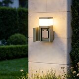 Brilagi Spoljašnja zidna lampa sa SCHUKO utičnicom PILLAR 1xG9/11W/230V IP44 siva | Eponuda.com