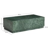 Kave Home Zeleni mramorni stolić za kavu 50x100 cm Sorein – | shoptok.hr