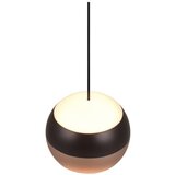 Trio Select Črna/bakrena LED viseča svetilka s kovinskim senčnikom ø 15,5 cm Orbit – | Shoptok.si
