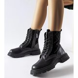 Gemre Black Quilted Jalbert Boots | Shoptok.si