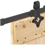 vidaXL Klizna vrata s priborom za montažu 100x210 cm masivna borovina | shoptok.hr