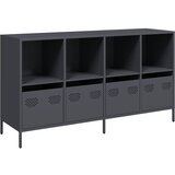 Maison Chic Komoda - Predalnik antracit 135x39x73,5 cm hladno valjano jeklo, (21718964) Cene