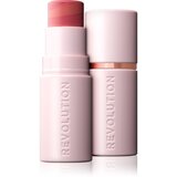 Makeup Revolution Skin Silk Blush Stick kremasto rdečilo v paličici odtenek Pinched Soft Pink 4.5 g | Shoptok.si