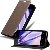 Cadorabo Ohišje, združljivo z WIKO SUNNY 3 MINI v kavovinsko rdeča - Zaščitni ovitek z magnetnim zapiranjem, stoječo funkcijo in režo za kartice, (20561059) | Shoptok.si