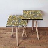 Hanah home 2Shp237 - Yellow YellowGrey Nesting Table (2 Pieces) | ePonuda.com