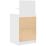 vidaXL Noćni ormarić s 2 ladice bijeli 38x34x80 cm | shoptok.hr