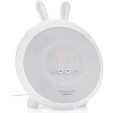 nočna lučka in ura z budilko Lovely Wake up USB-C polnjenje white