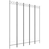 Maison Chic Paravan - Sobne pregrade 5-delni 200x220 cm črno blago, (22111503) | Shoptok.si
