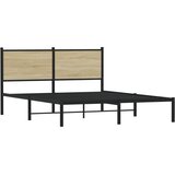  Metalni okvir kreveta bez madraca boja hrasta sonome 140x200 cm | Eponuda.com