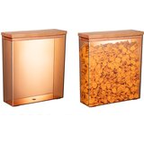 Madame coco Lucille Kutija za čuvanje hrane sa drvenim poklopcem, 3000ml, 7x20.6x23cm, Braon | Eponuda.com