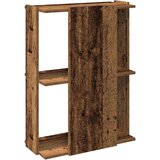 vidaXL Regal za knjige s 3 razina boja staro drvo 60x30x80 cm drveni | shoptok.hr