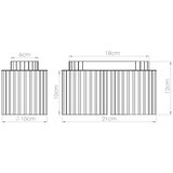 Sollux Lighting Stropna svetilka AURA 2 red ochra GU10, (5000054201) | Shoptok.si