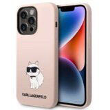Karl Lagerfeld originalen ovitek KLHCP14LSNCHBCP za iphone 14 pro roza silikonska zaščita - iml nft choupette full body Cene