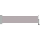 vidaXL Uvlačiva bočna tenda za terasu 60 x 300 cm siva | shoptok.hr