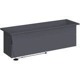  Vrtna posuda za sadnju s LED svjetlom 2 kom. Antracit - Antracit 30 x 100 x 30 cm 2 | shoptok.hr