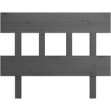  Uzglavlje za krevet sivo 103 5 x 3 x 81 cm od masivne borovine | shoptok.hr