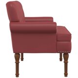  Ljubavni kauč s gumbima Vinska crvena 120 x 65 x 77 cm | Eponuda.com