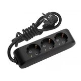 Panasonic Priklj.prenosna crna trostruka 3Mx5m 3x1,5mm2 16A 250V WLTB0435-2BL EU4 X-tendia | Eponuda.com