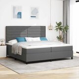  s opruga kutije Tamno siva 200 x 200 cm tkanina | shoptok.hr