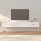 vidaXL Zidni TV ormarić 3 kom bijeli 100 x 34 5 x 40 cm | shoptok.hr