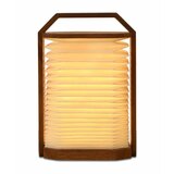 Gingko bijela/u tamnoj prirodnoj boji led stolna lampa (visina 4 cm) origami – | shoptok.hr