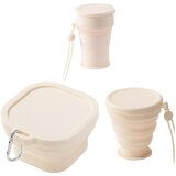 INF Zložljiv komplet posode za kampiranje (3-delni) White, (21780530) | Shoptok.si