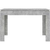 vidaXL Blagovaonski stol siva boja betona 120 x 60 x 76 cm od iverice | shoptok.hr