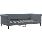  Dnevni krevet s pomoćnim ležajem i ladicama bez madraca tamno siva 90x190 cm | shoptok.hr