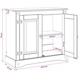  Stalak za akvarij CORONA Smeđa 81,5 x 37 x 73 cm 250 kg Slike