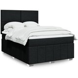 Maison Chic Box spring postelja - Vzmetna postelja z vzmetnico črna 140x200 cm blago SL23567, (21880003) | Shoptok.si